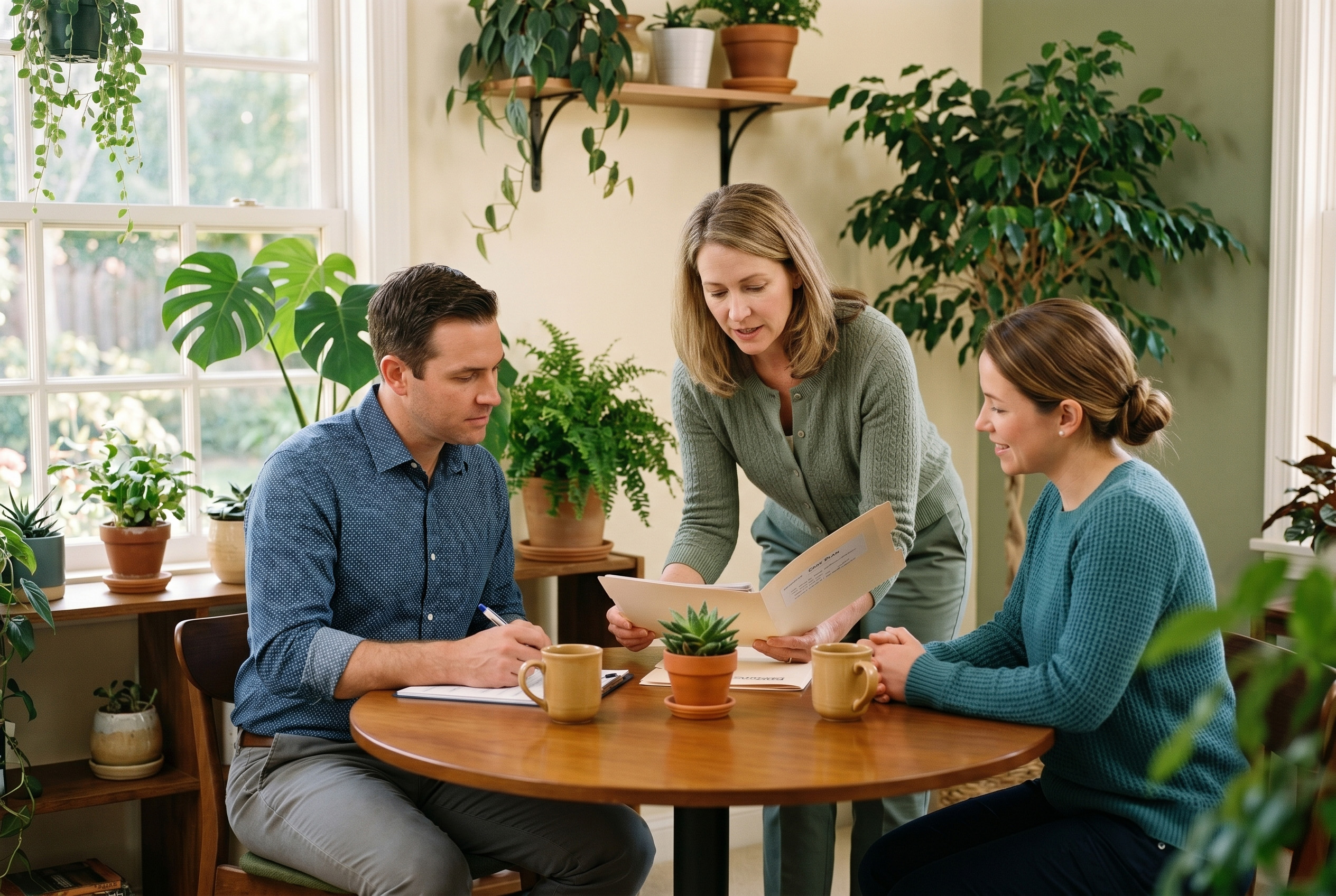 Nexus care team collaborating across settings